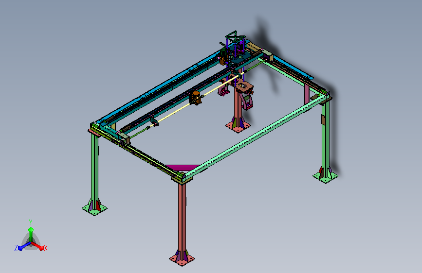 宽幅自适应龙门立体抓取模组