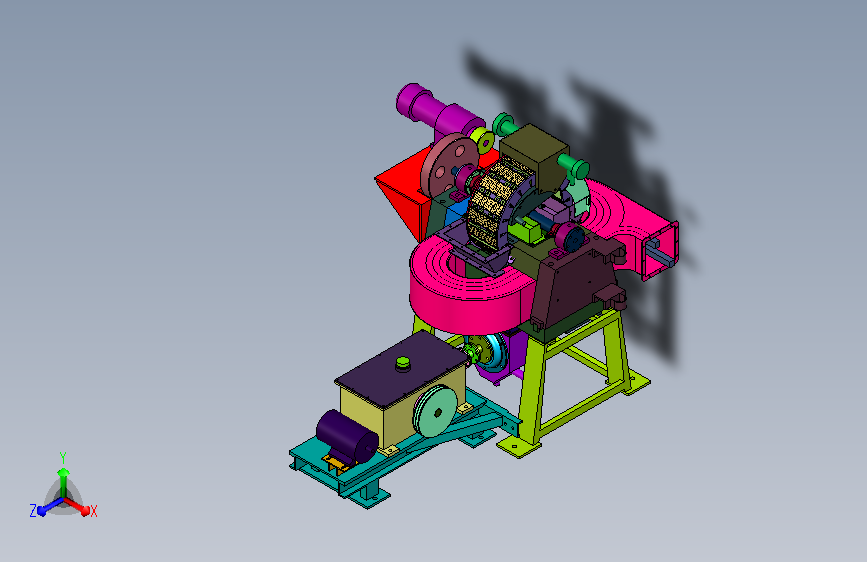 矿物磁力筛分提纯装置