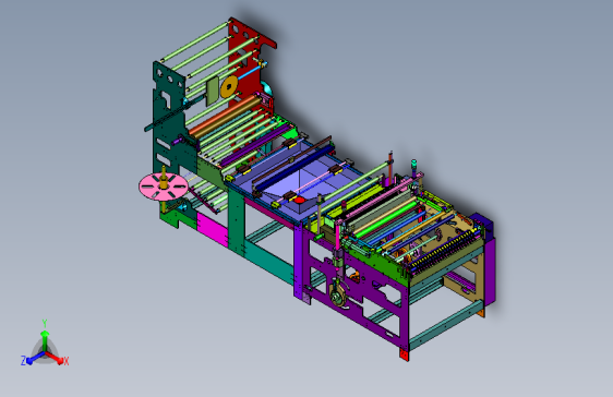 冷拉板材高速制袋成型机