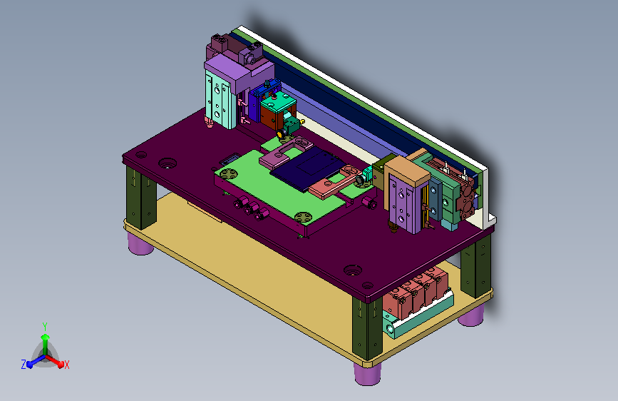 锂电边角整合成型装置