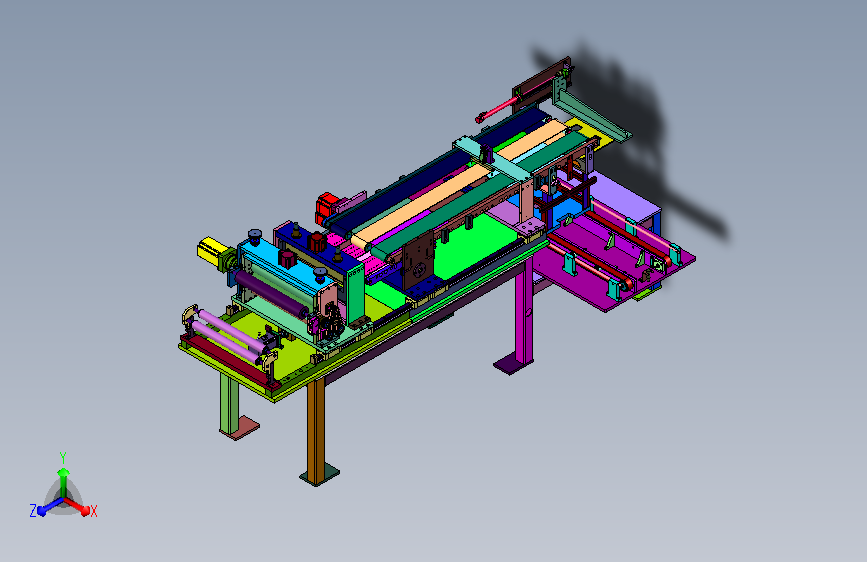 锂电裁切送收真空集成装置