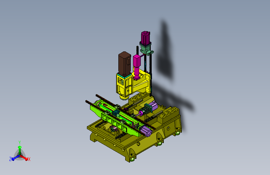 立式数控高精铣削整机设备