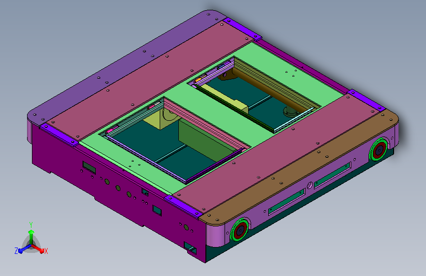 立体仓储自动化穿梭运料车