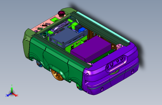 立体成型智能巡航行走机器人