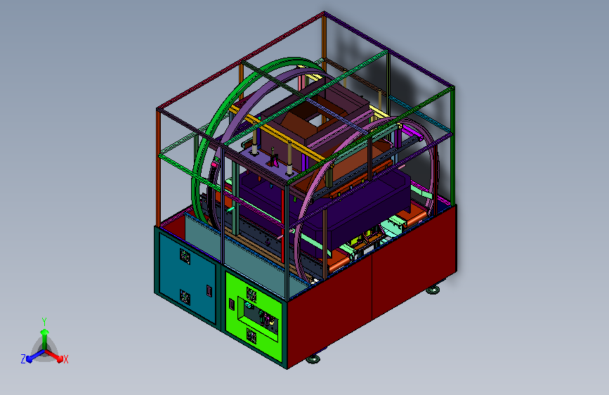 立箱双向枢转定位机