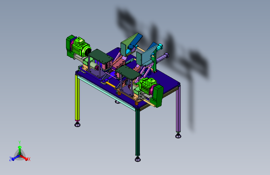 联动送料实心杆端坡口修整器