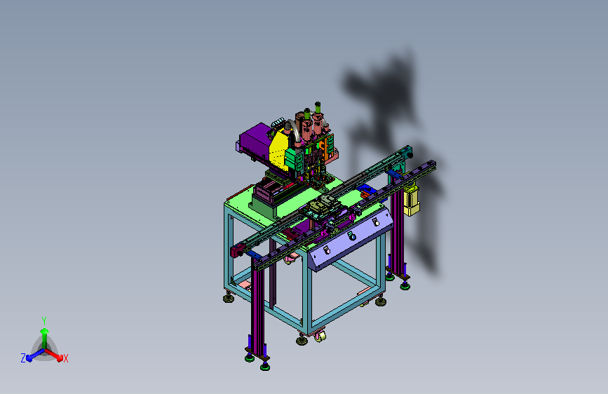 流水线式螺帽自动埋植设备