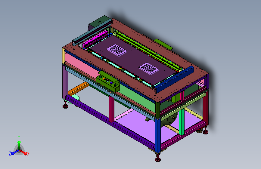 铝合金玻璃门窗装配装置