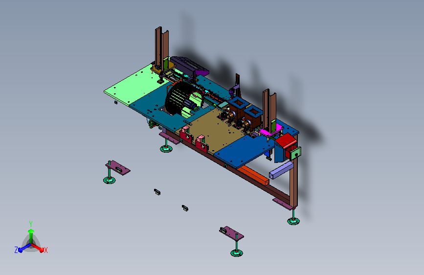 马达磁钢精密组装检测一体机