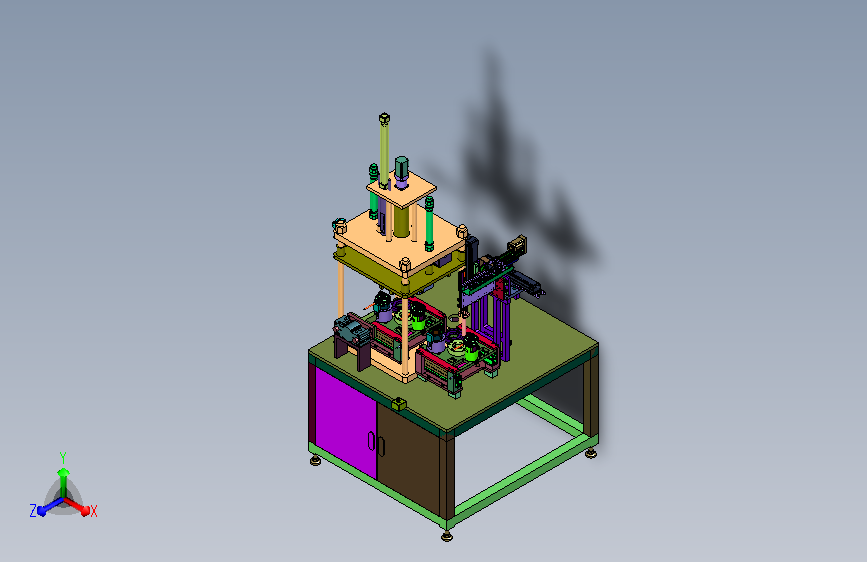 马达壳体转子装配专用设备