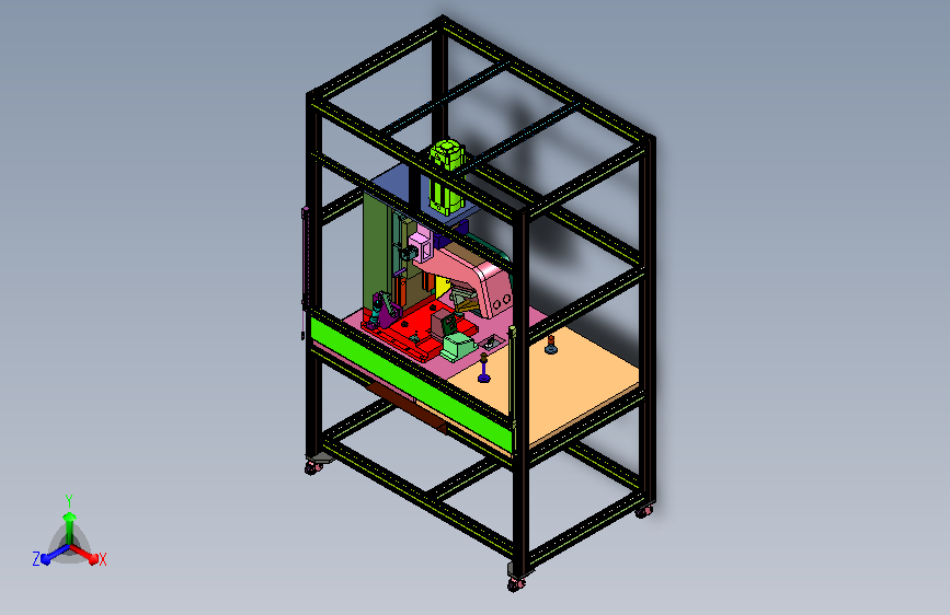 门板生产制作的自动冲孔机