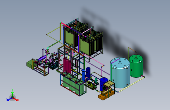 膜滤废水整合治理循环系统
