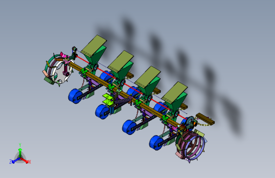 农田籽种自动化播撒机具