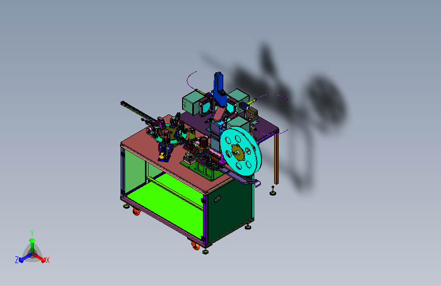 屏蔽件切折一体加工机械