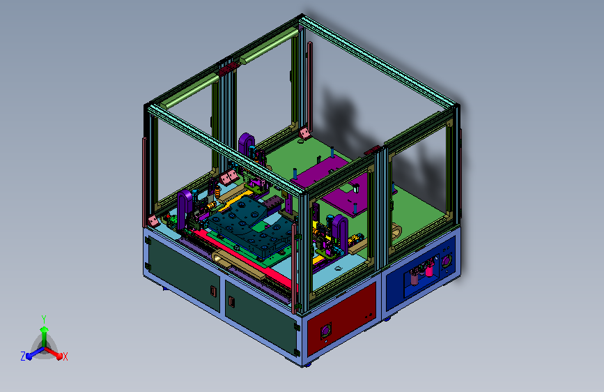 屏体拆解精准对位机械装置