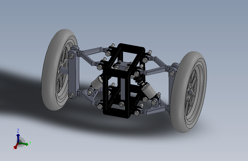 转向轮总成（模块化）设计模型--267402-30