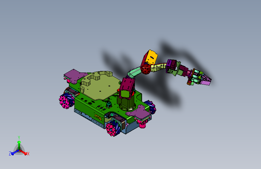 全向移动机械臂作业平台