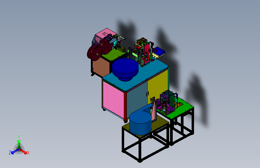 全自动立式电容裁切折弯成型一体机