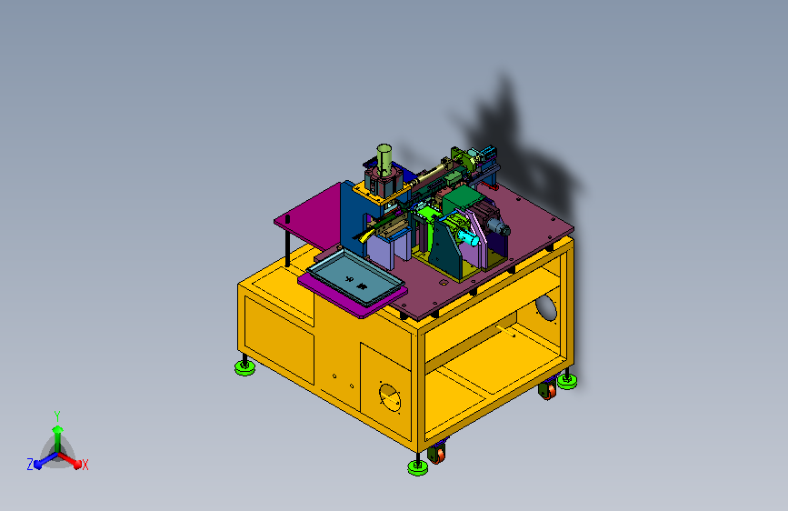 全自动四方针插针铆合弯折一体机