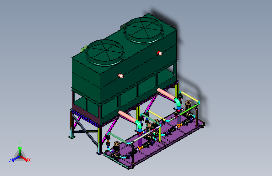 设备降温水体排出管控装置