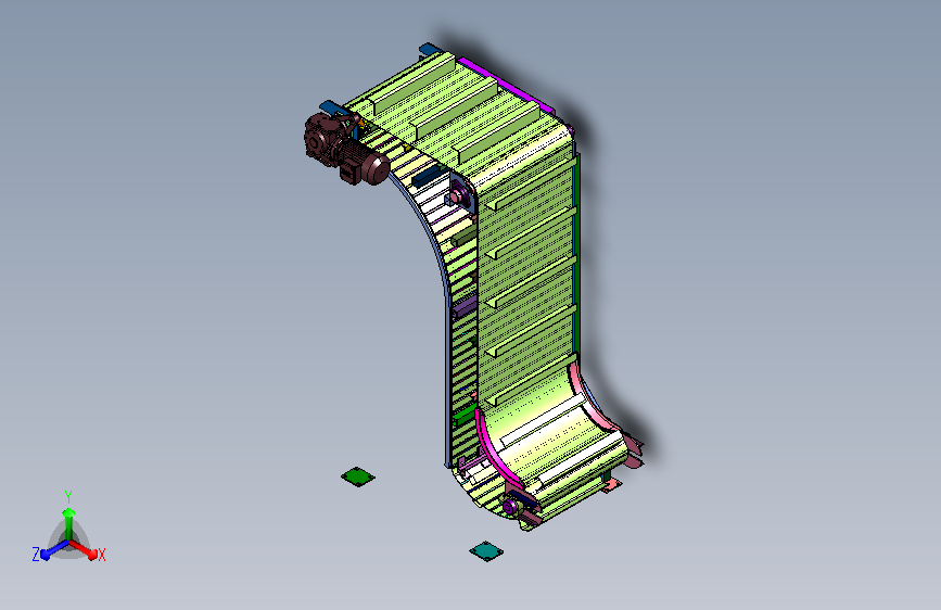 食材竖向移送智能输送设备