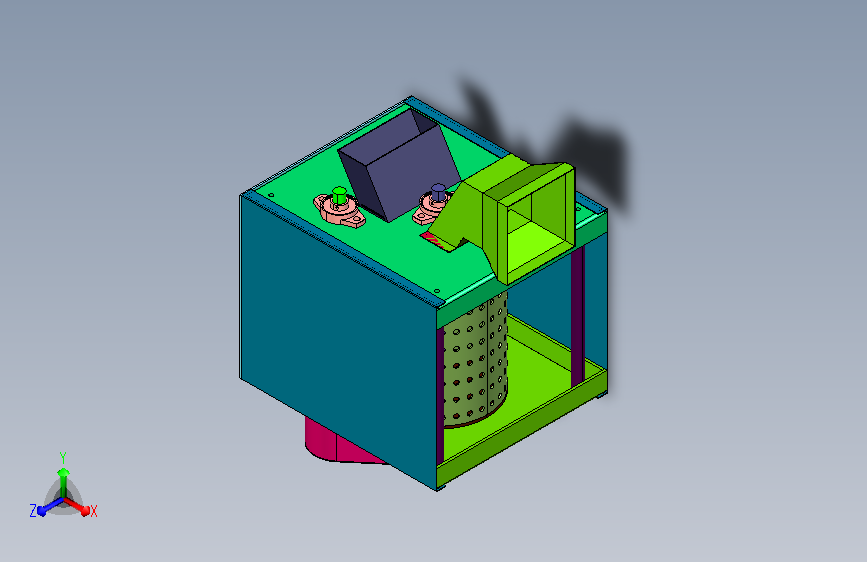 食用螺体尾部裁切处理装置