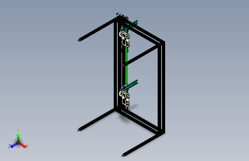 龙门同步带传动真空吸盘码垛机 809063==wb30