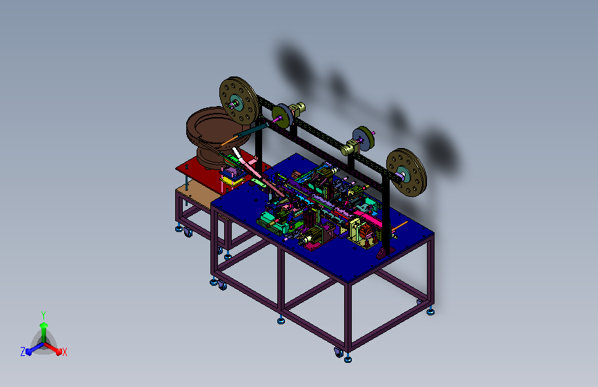 竖向四列端子连接件自动组装设备