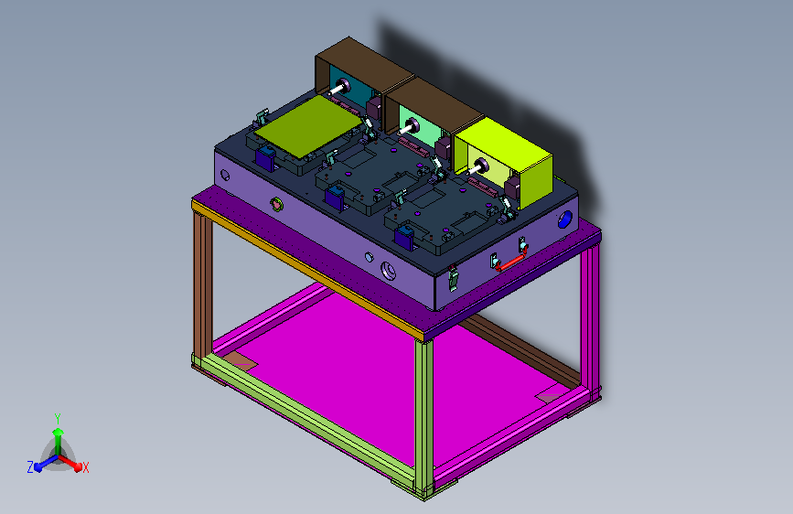 数码电子检测适配工装