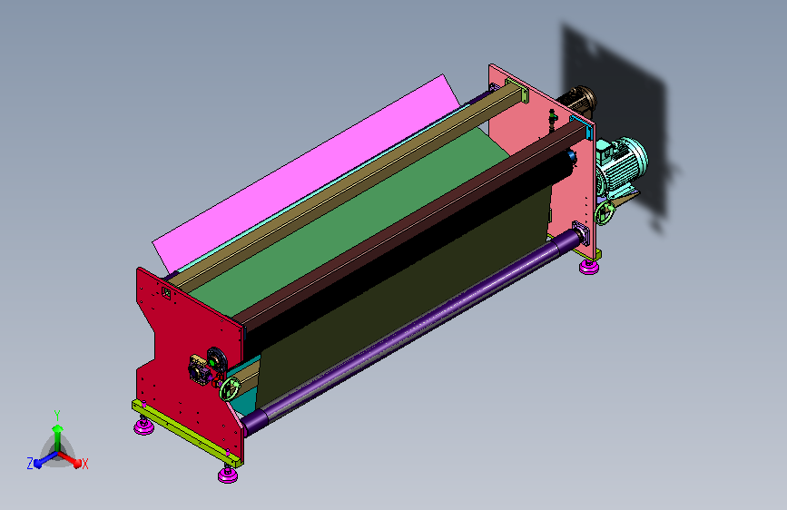 双面纸胚涂胶加工设备