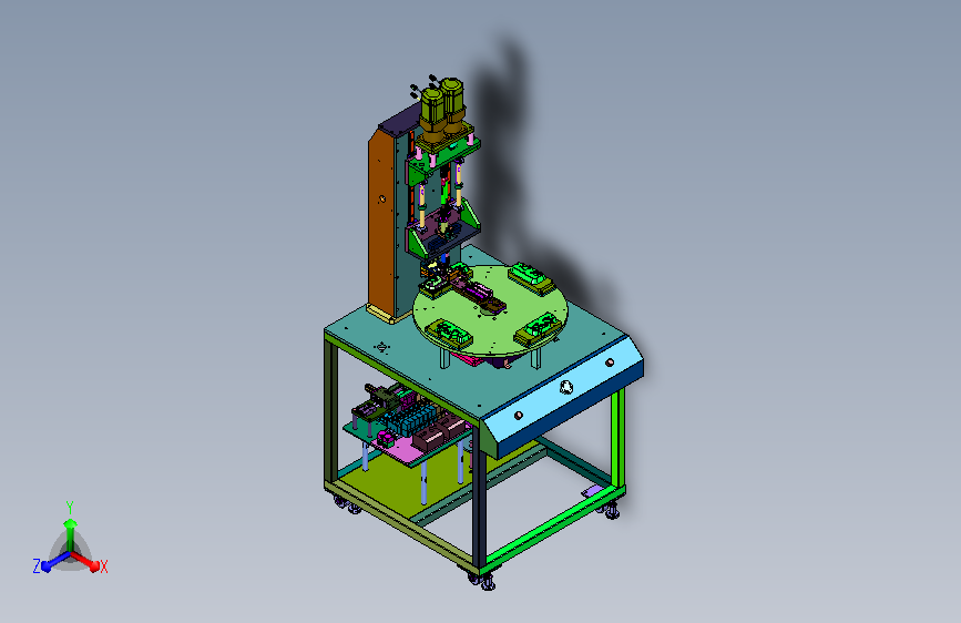 双位旋台固件旋紧设备