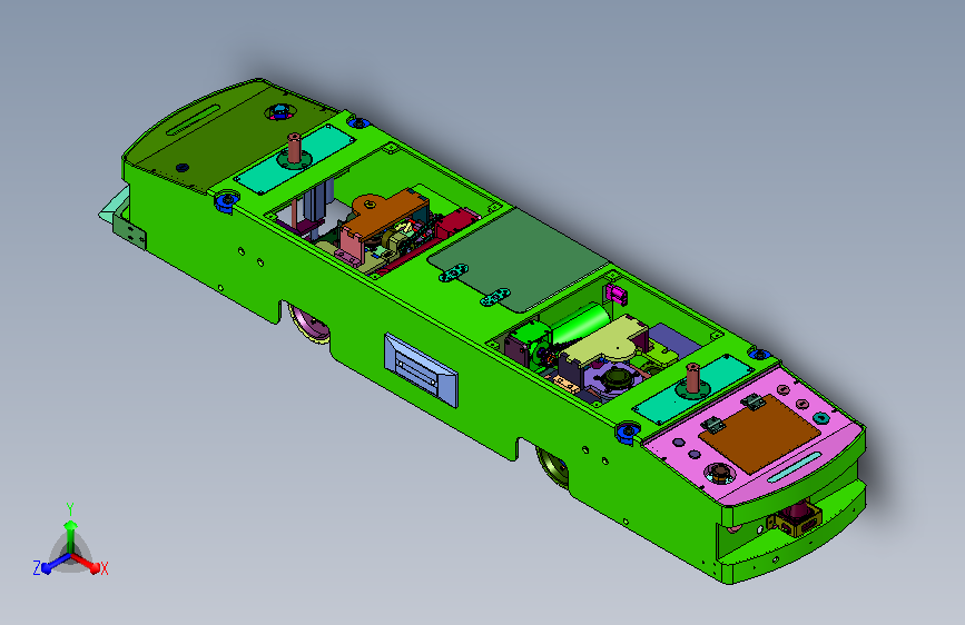 双向潜伏牵引式磁导航AGV