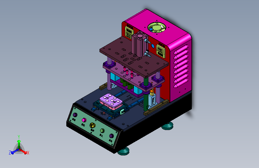 台式热压自动拼装机器