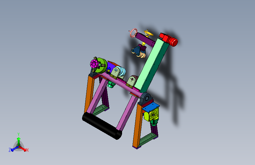 筒件智能可调式固定工装