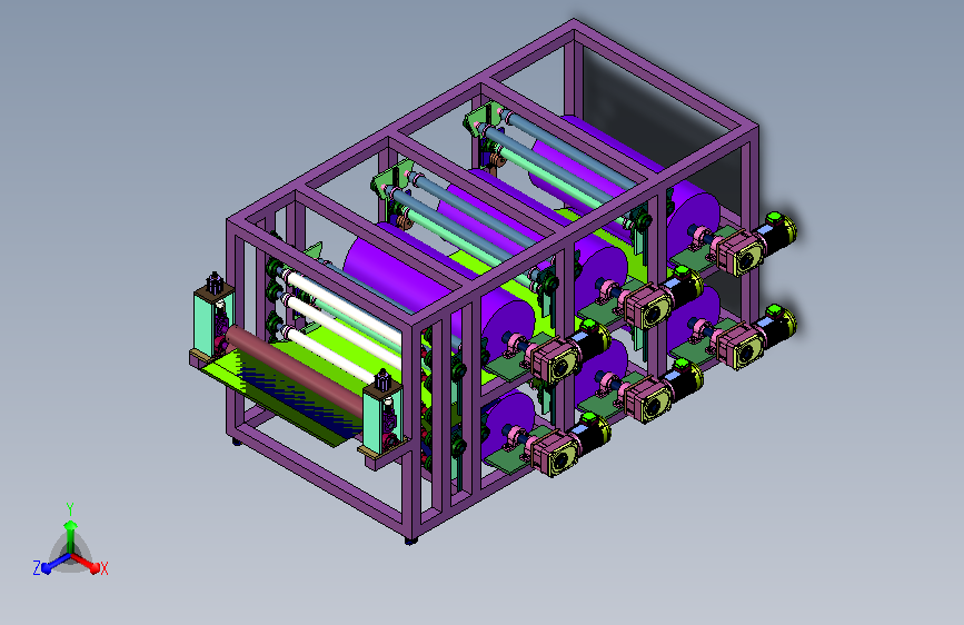 无纺布滤料开卷机整机
