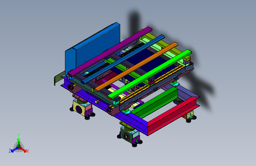 无人化仓储物流智能调度货物输送车