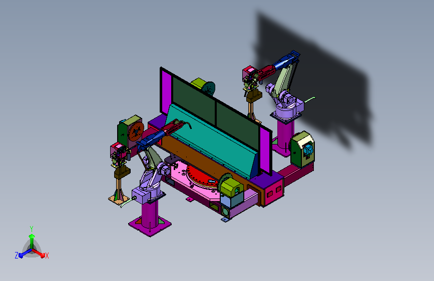 五轴焊接变位机