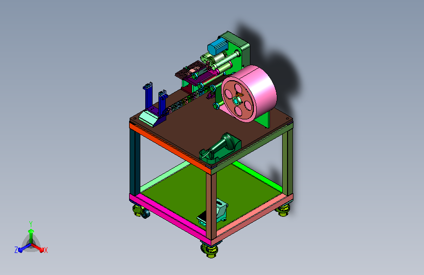线缆伺服折合同轴赋标一体机