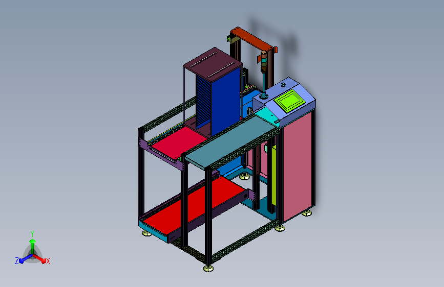 线路板智能覆片化合联动生产台