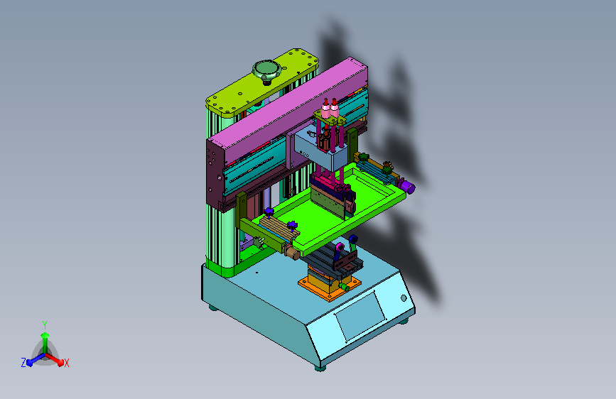 小型轮转曲面智能网印设备