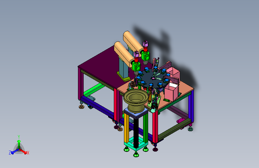 旋转台全效接针熔合设备