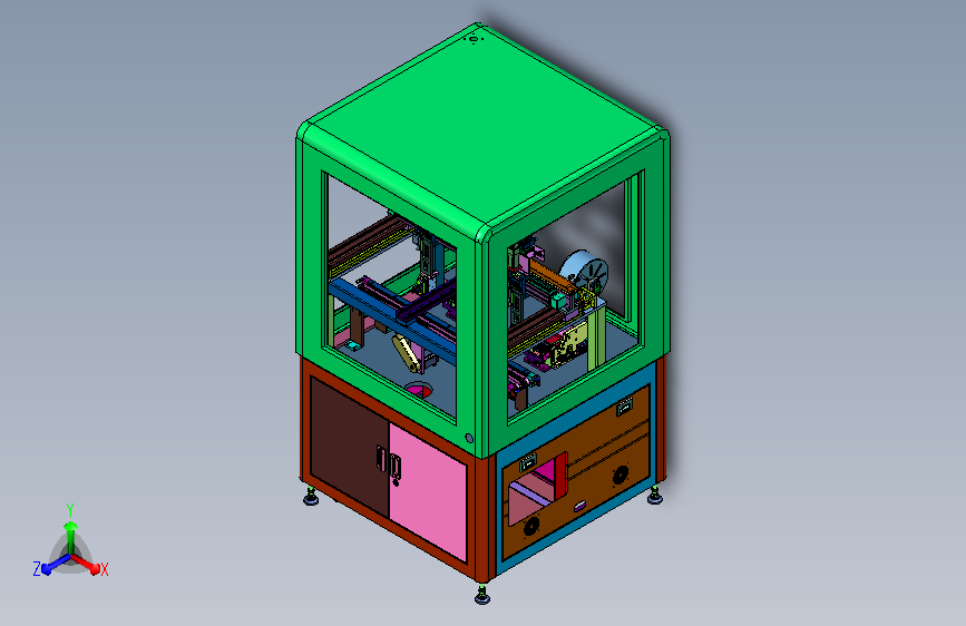 循环分流双向定向覆膜器
