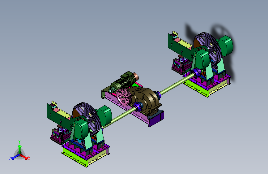 液压分体启模装置