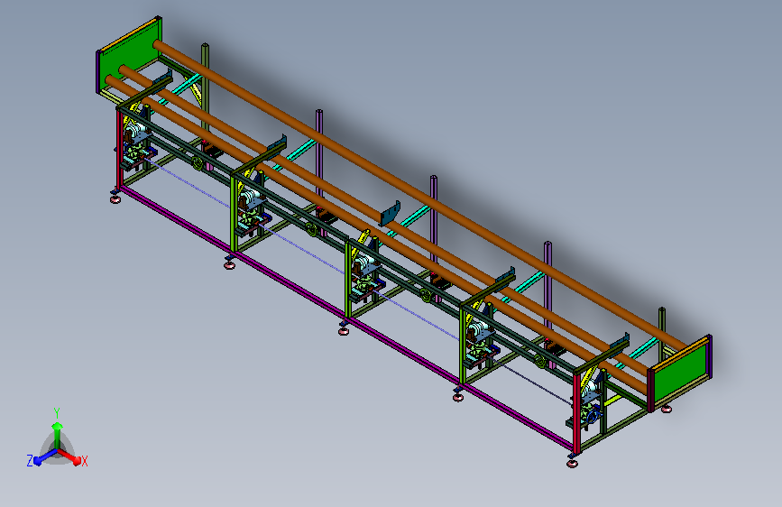 一体化闭环管材输送上料设备