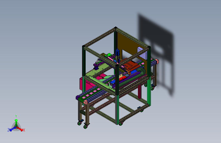 移动电芯检测装配产线