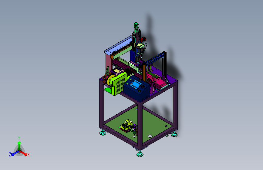 窄盒侧位随速正交贴合覆膜机