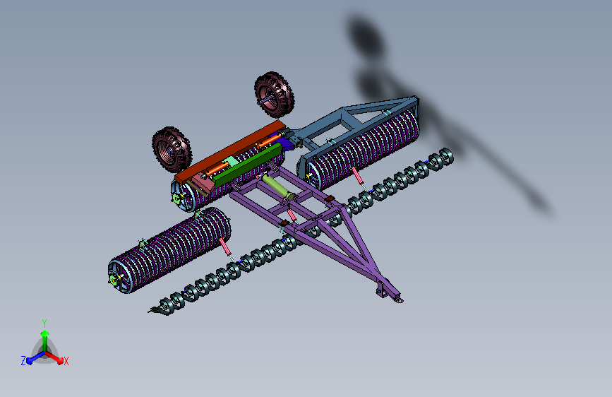 重工推土设备专用转运挂车