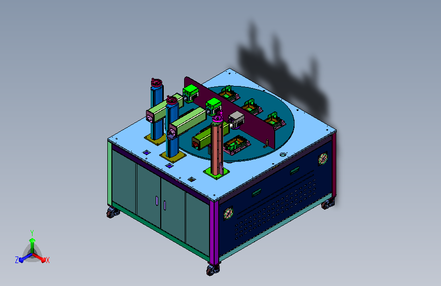 转盘式精密激光刻字机