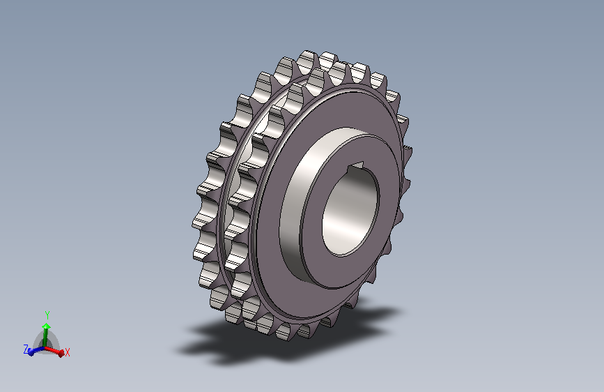 CQ托料料主动双排链轮-AA200T