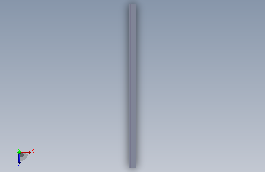 GB/T9787等边角钢40×40×5-950 俯视图